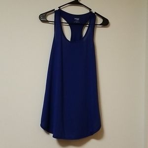 Danskin Now Blue Racer Back Exercise XL Tank Top